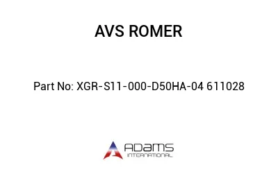 XGR-S11-000-D50HA-04 611028 XGR-S11-000-D50HA-04 611028